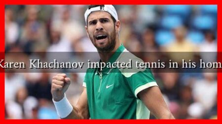 How has Karen Khachanov impacted tennis in his home country?