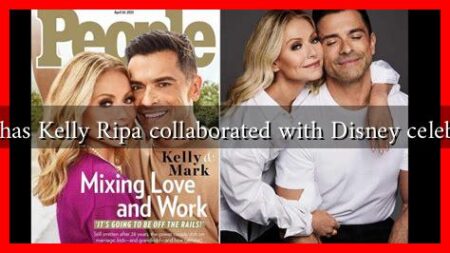 How has Kelly Ripa collaborated with Disney celebrities