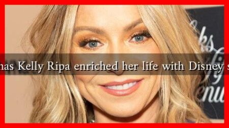 How has Kelly Ripa enriched her life with Disney stories