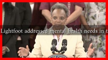 How has Lori Lightfoot addressed mental health needs in the community