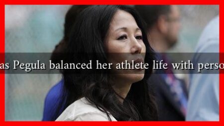 How has Pegula balanced her athlete life with personal life