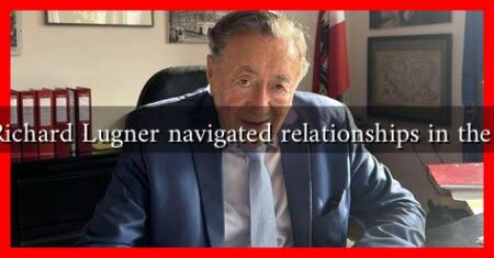 How has Richard Lugner navigated relationships in the public eye