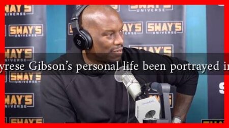 How has Tyrese Gibson's personal life been portrayed in the media