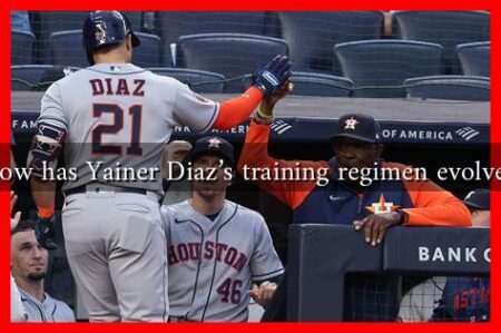How has Yainer Diaz's training regimen evolved