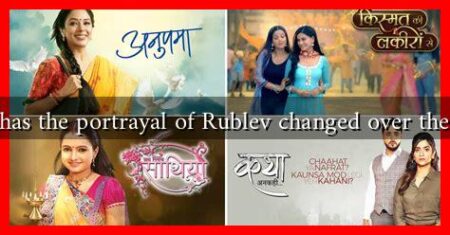 How has the portrayal of Rublev changed over the years