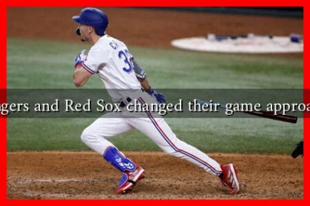 How have the Rangers and Red Sox changed their game approach over the years?