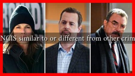 How is NCIS similar to or different from other crime shows