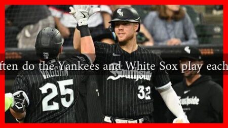 How often do the Yankees and White Sox play each other? How often do the Yankees and White Sox play each other?
