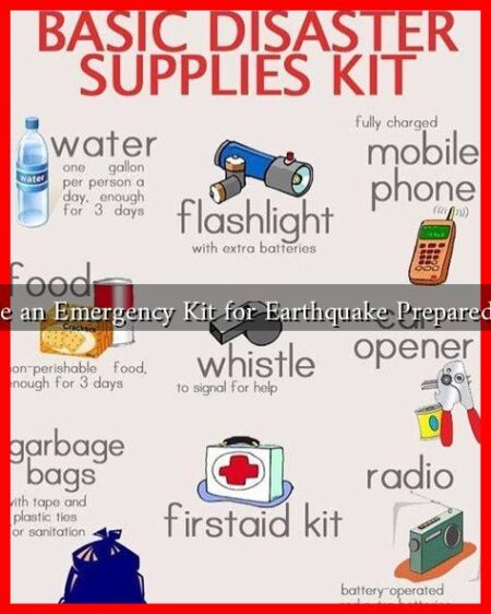 How to Assemble an Emergency Kit for Earthquake Preparedness in Lebanon