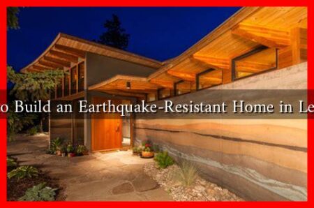 How to Build an Earthquake-Resistant Home in Lebanon