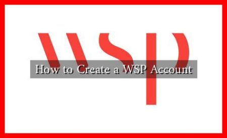 How to Create a WSP Account How to Create a WSP Account