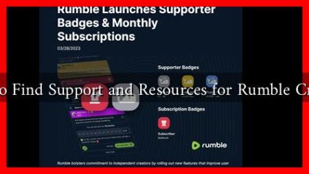 How to Find Support and Resources for Rumble Creators How to Find Support and Resources for Rumble Creators