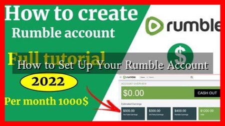 How to Set Up Your Rumble Account How to Set Up Your Rumble Account