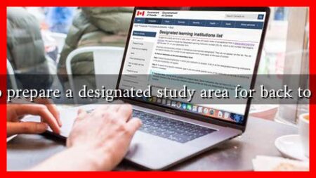 How to prepare a designated study area for back to school?