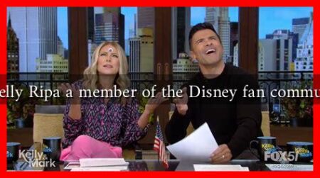 Is Kelly Ripa a member of the Disney fan community