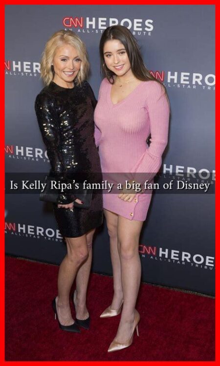 Is Kelly Ripa's family a big fan of Disney