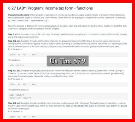 Us Tax 679 Us Tax 679