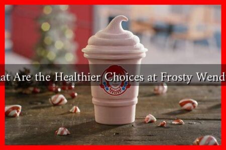 What Are the Healthier Choices at Frosty Wendy's?