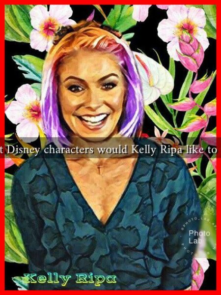 What Disney characters would Kelly Ripa like to meet
