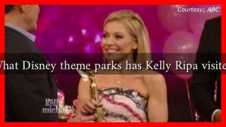 What Disney theme parks has Kelly Ripa visited