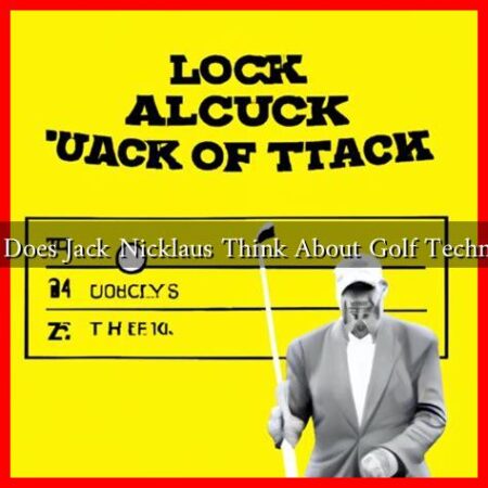What Does Jack Nicklaus Think About Golf Technology