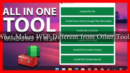 What Makes WSP Different from Other Tools