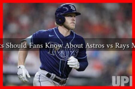 What Stats Should Fans Know About Astros vs Rays Matchups?