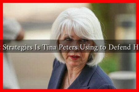 What Strategies Is Tina Peters Using to Defend Herself