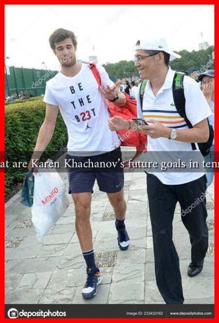 What are Karen Khachanov's future goals in tennis?