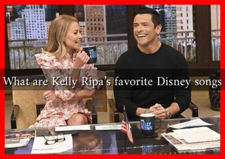 What are Kelly Ripa's favorite Disney songs