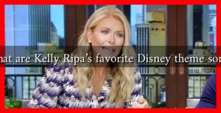 What are Kelly Ripa's favorite Disney theme songs