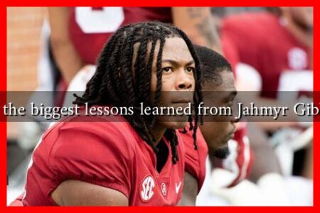 What are the biggest lessons learned from Jahmyr Gibbs' career