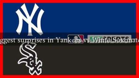 What are the biggest surprises in Yankees vs White Sox matchups this year?