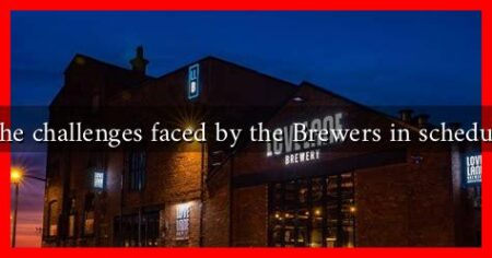 What are the challenges faced by the Brewers in scheduling games