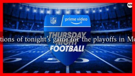 What are the implications of tonight's game for the playoffs in Monday Night Football