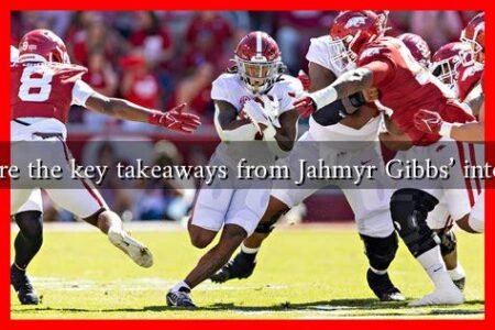 What are the key takeaways from Jahmyr Gibbs' interviews