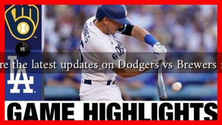 What are the latest updates on Dodgers vs Brewers rosters?