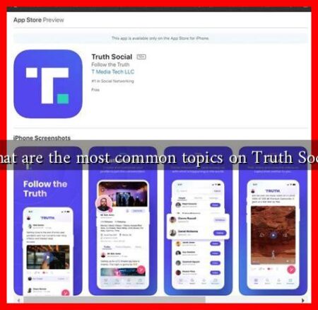 What are the most common topics on Truth Social