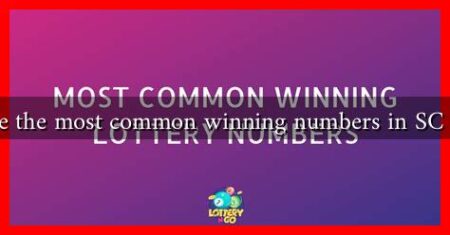 What are the most common winning numbers in SC Lottery?