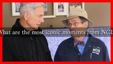 What are the most iconic moments from NCIS