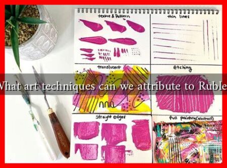 What art techniques can we attribute to Rublev