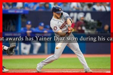 What awards has Yainer Diaz won during his career