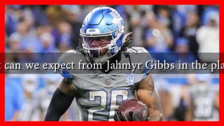 What can we expect from Jahmyr Gibbs in the playoffs