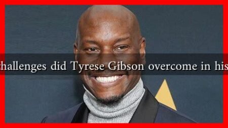 What challenges did Tyrese Gibson overcome in his career