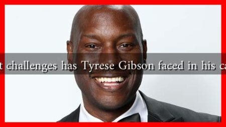 What challenges has Tyrese Gibson faced in his career