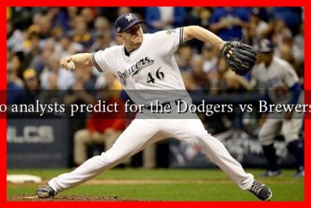 What do analysts predict for the Dodgers vs Brewers series?