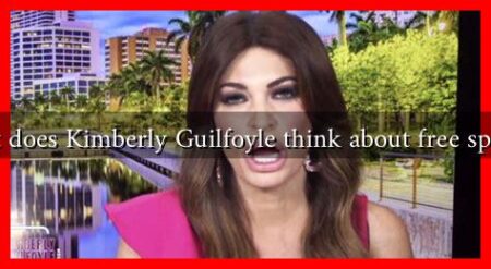 What does Kimberly Guilfoyle think about free speech?