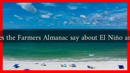 What does the Farmers Almanac say about El Niño and winter