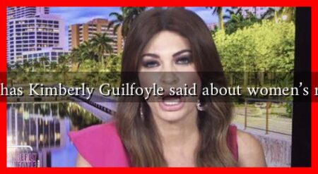 What has Kimberly Guilfoyle said about women's rights?