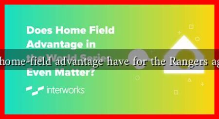 What impact does home-field advantage have for the Rangers against the Red Sox?